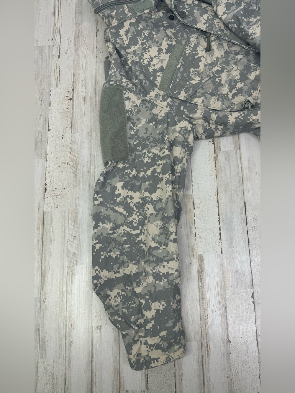 USGI ACU Camouflage M65 Field Jacket Cold Weather Coat Medium Long - Picture 9 of 14